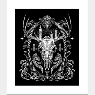 Deer Skull Posters and Art